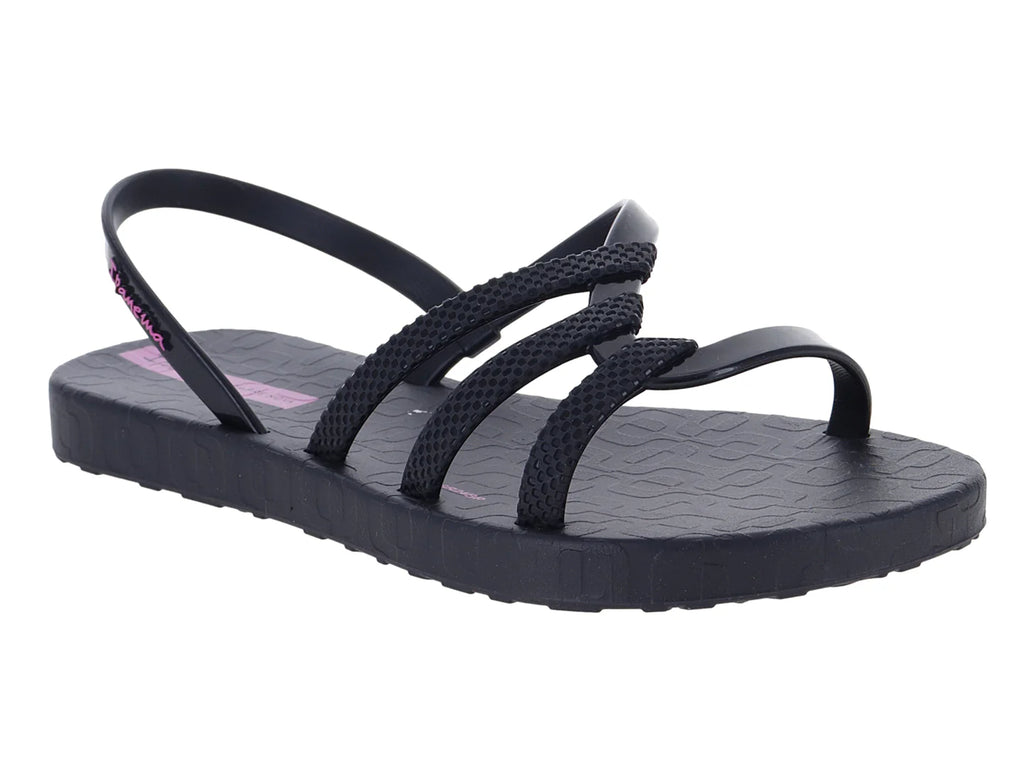 Sandalias Ipanema Negro Lila para Niña