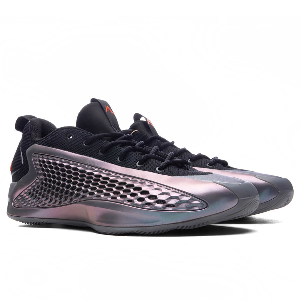 Adidas x Anthony Edwards 1 Low Iron Metallic Core Black Solid Orange