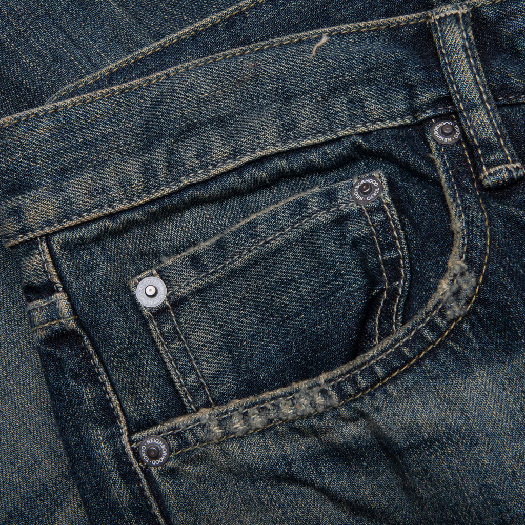 Savage Denim DP Mid Pants Indigo