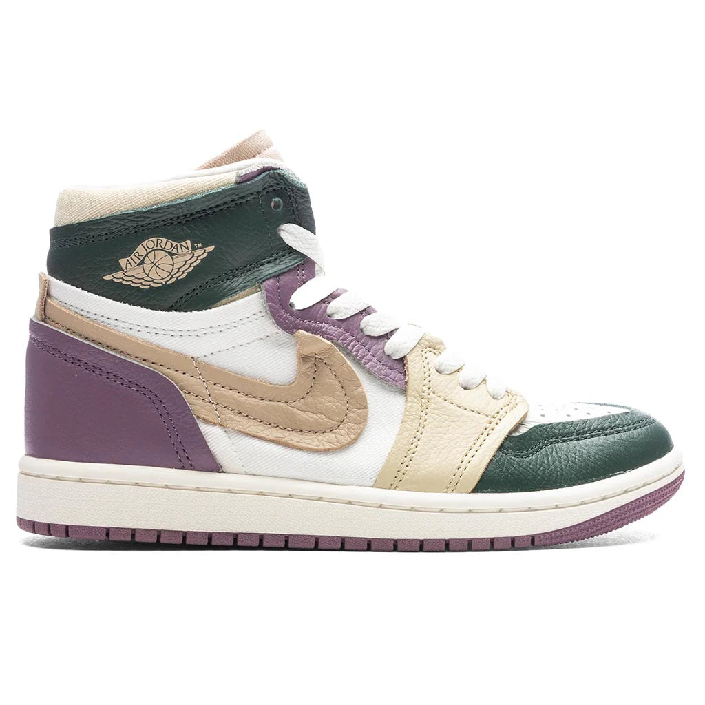 Womens Air Jordan 1 High MM Galactic Jade Desert Sail