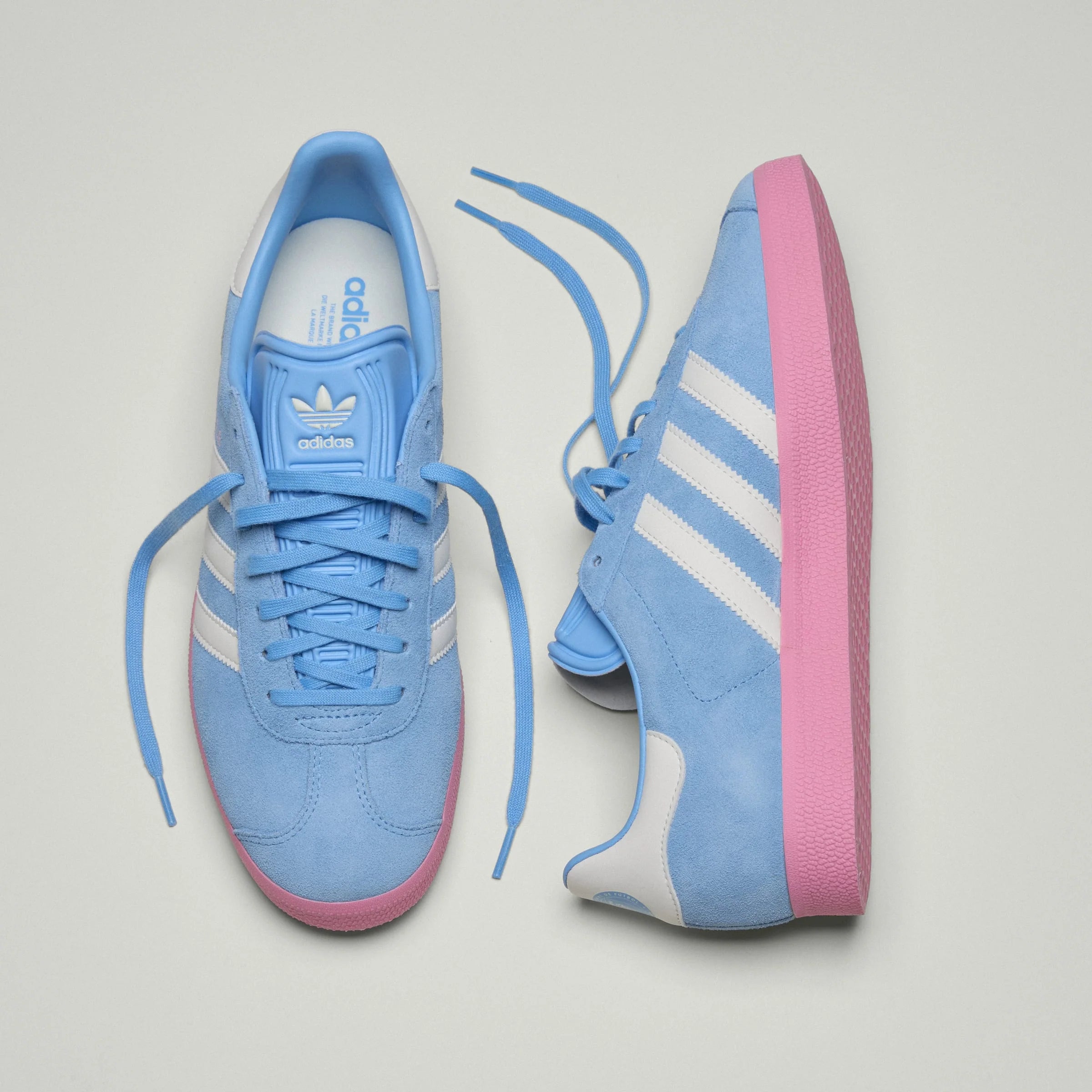 adidas Gazelle Inter Miami CF Shoes Light Blue White
