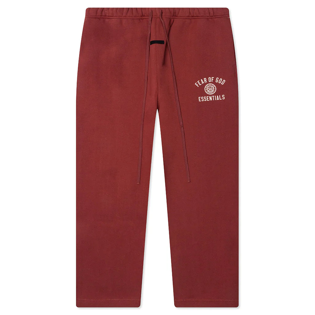 Fleece Relaxed Sweatpant Crimson