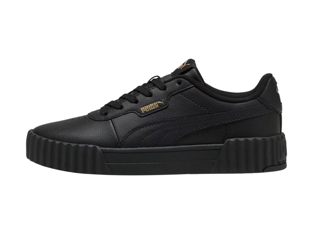 Tenis PUMA Carina 30 Negro con Dorado para Mujer