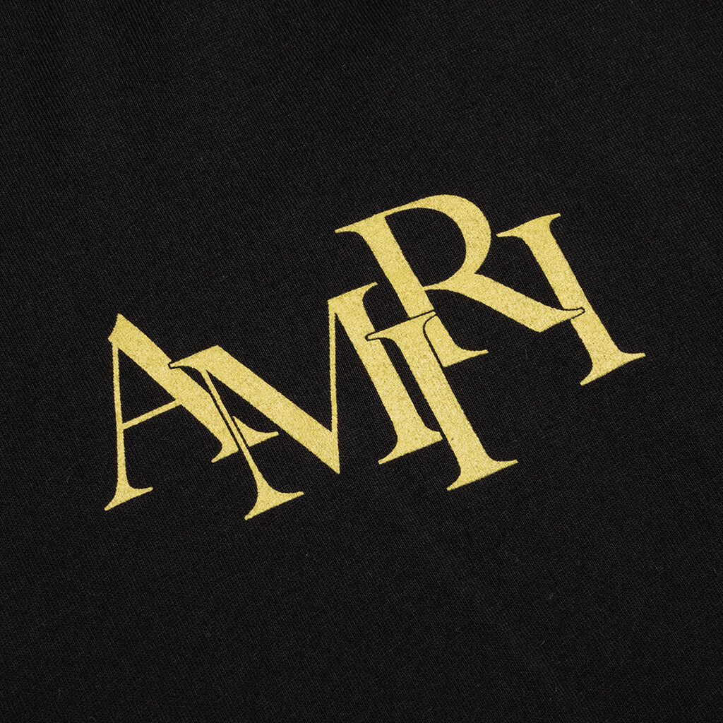 Crystal Champagne Tee Black