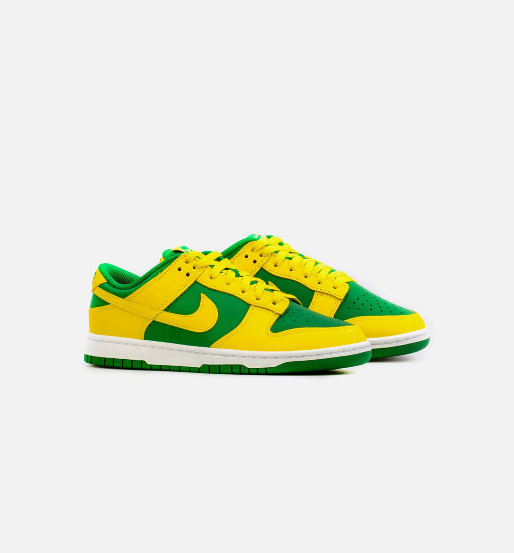 Dunk Low Reverse Brazil Mens Lifestyle Shoe Yellow Green Limit One Per Customer