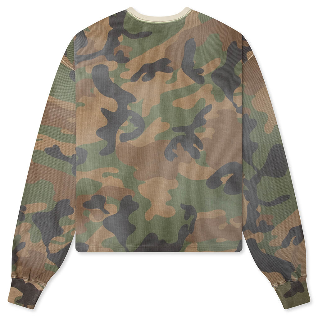 Vintage Washed Camo L S Thermal Multi