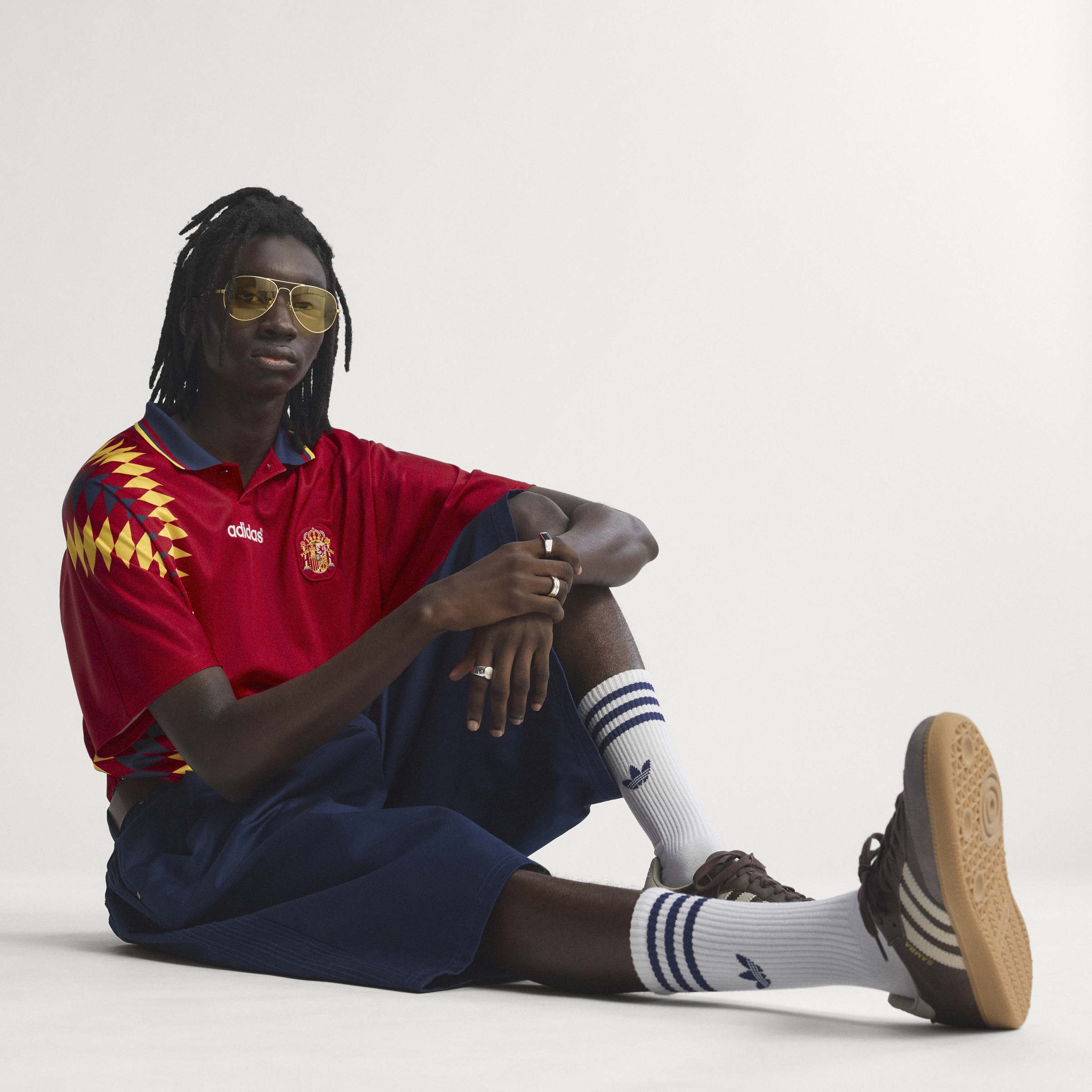 adidas Spain Home 1994 Mens Soccer Jersey Red