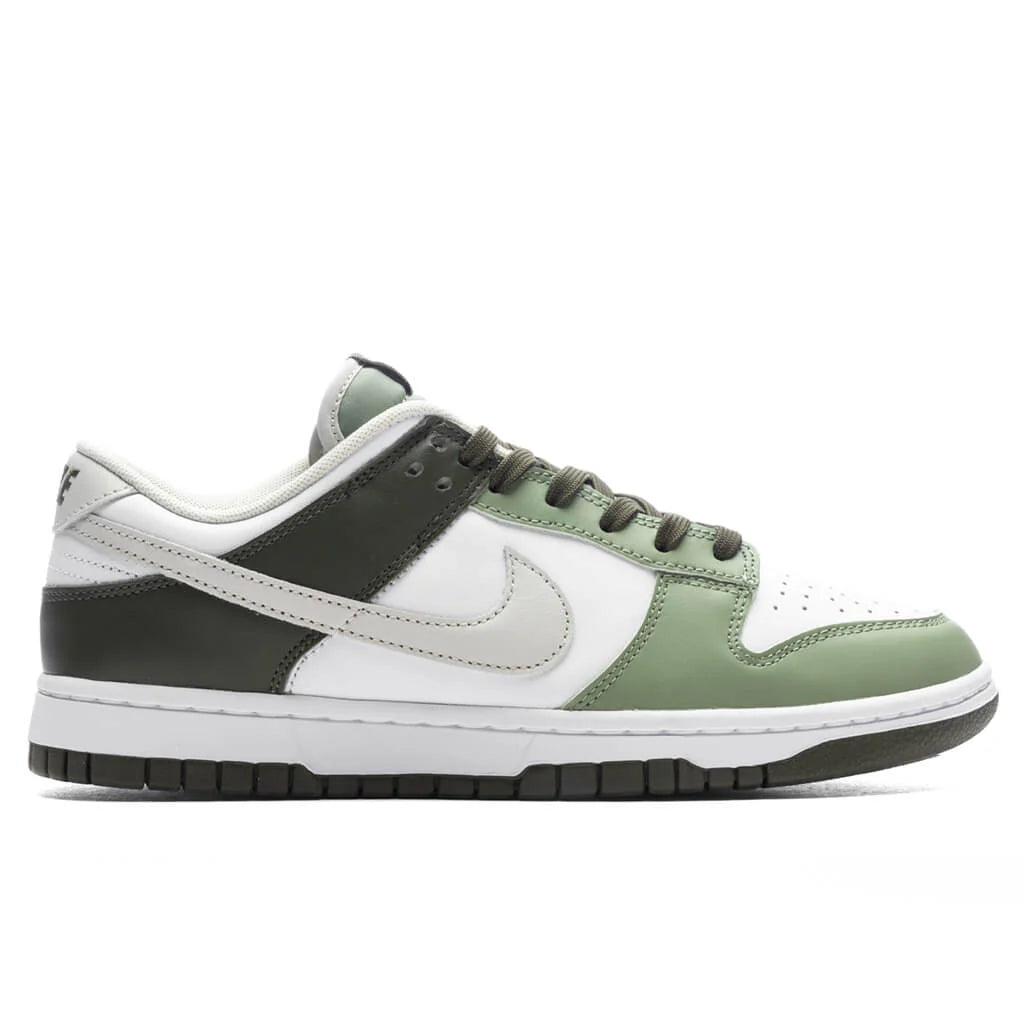 Dunk Low White Light Bone Oil Green Cargo Khaki
