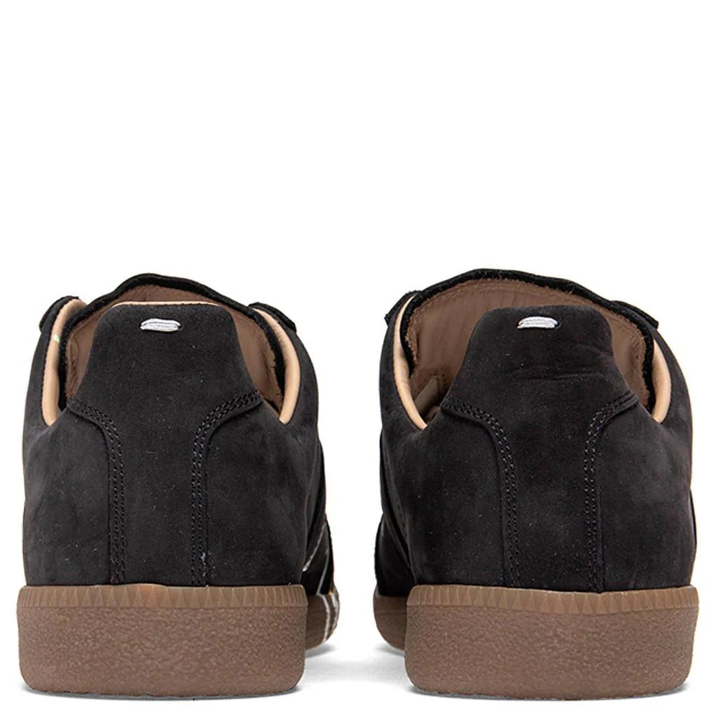 Replica Low Top Suede Paint Drop Black Multi