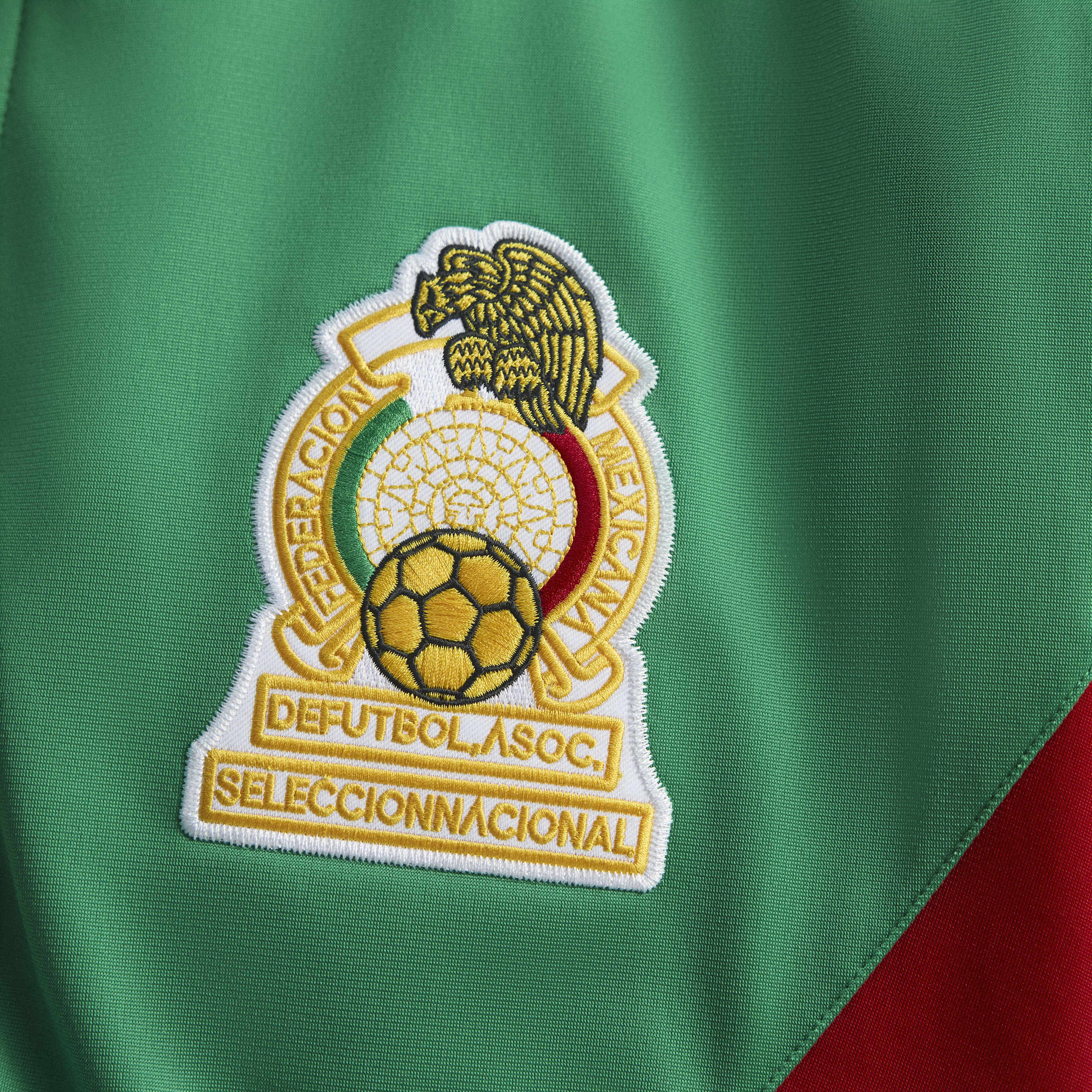 adidas Mexico Mens Soccer Track Top 1986 Green