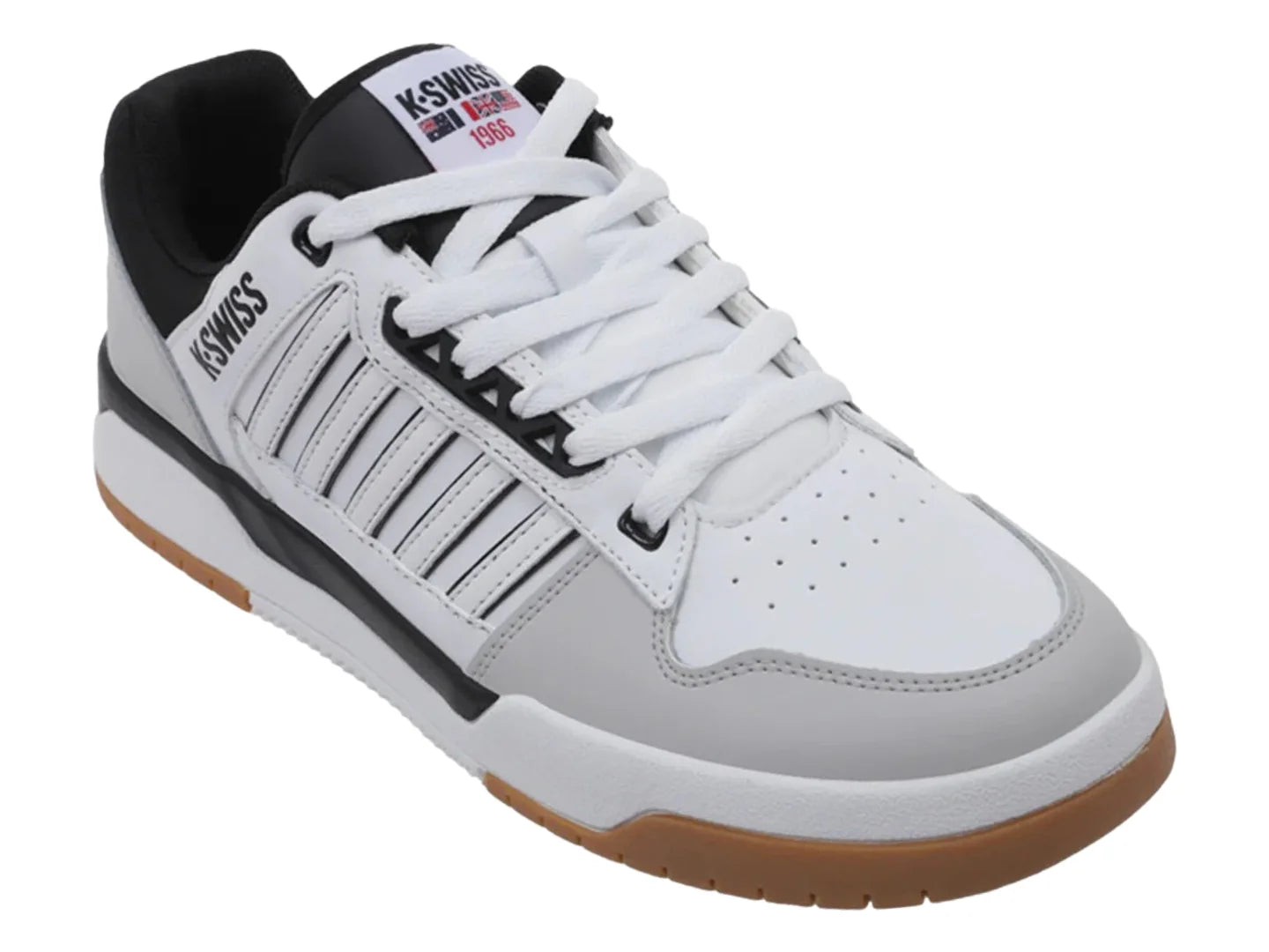 Tenis K Swiss Bamfort Blanco y Negro para Hombre