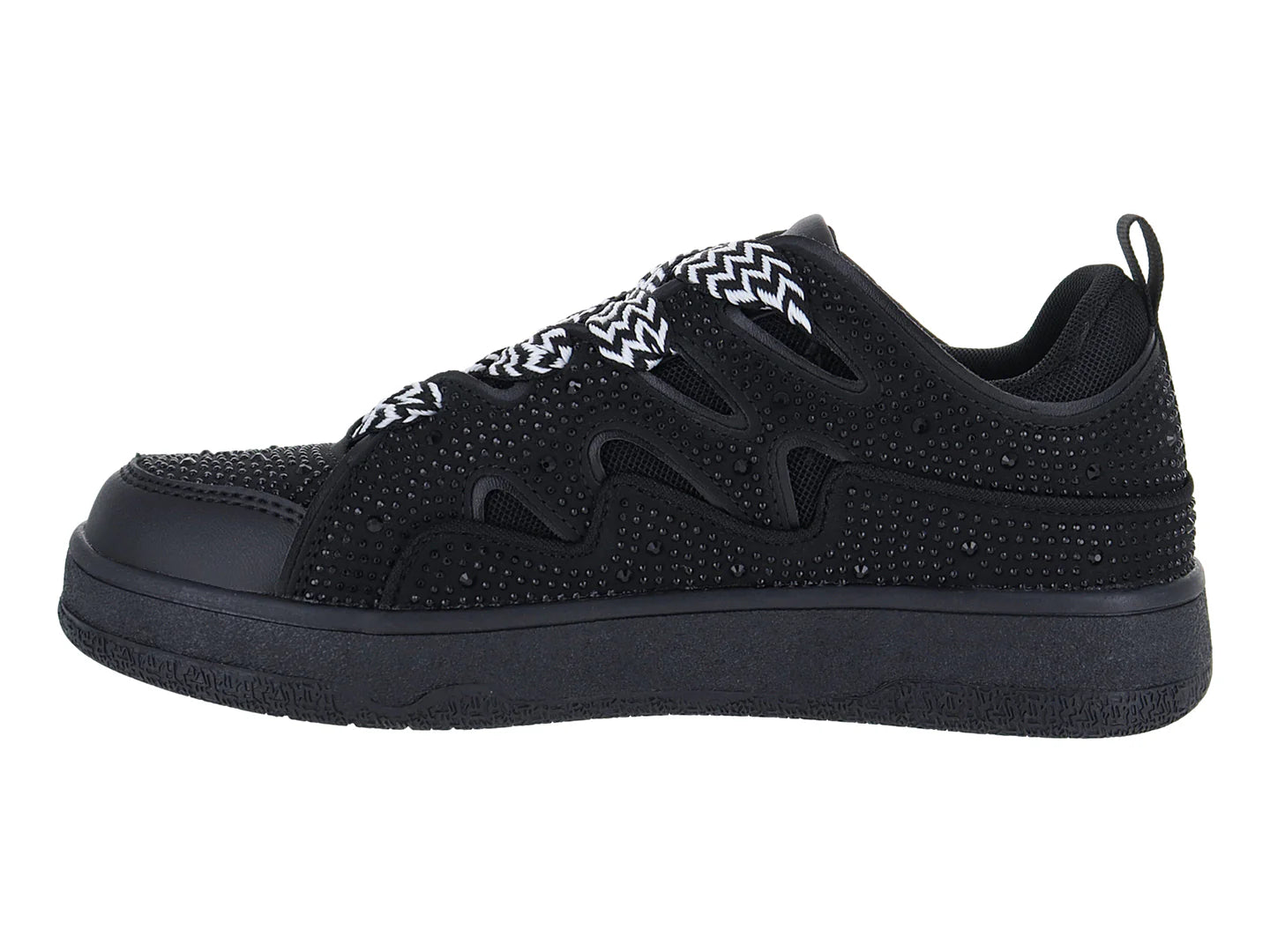 Tenis ATOK Negros con Brillos para Mujer