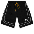 Baggy Mesh Basketball Short Black White