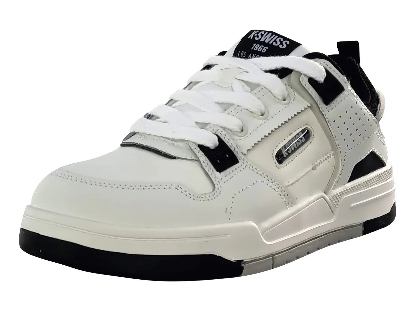 Tenis K Swiss Barnat Blanco con Negro para Hombre