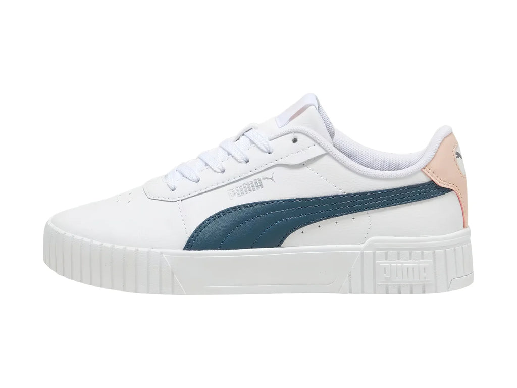 Tenis PUMA Carina 20 Blanco y Rosa para Mujer