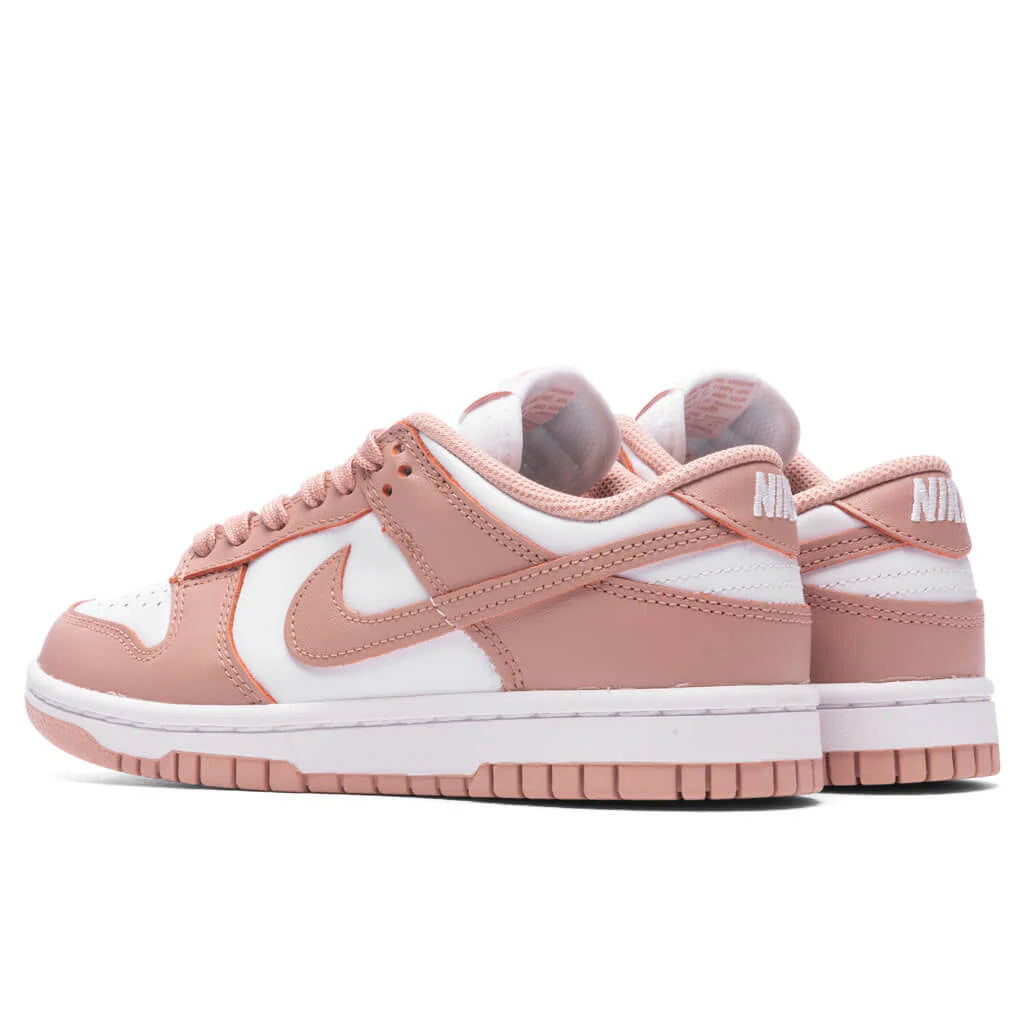 Womens Dunk Low White Rose Whisper
