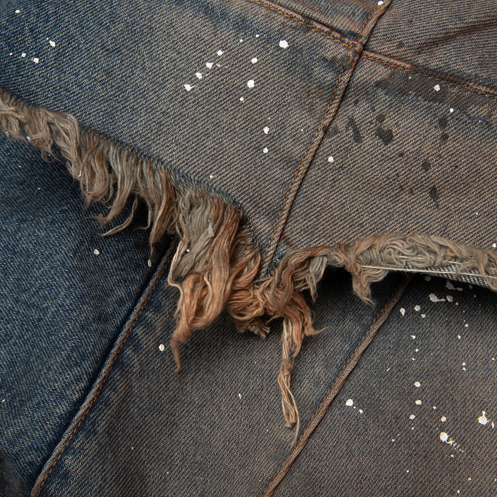 Acid Rain Short Blue Denim