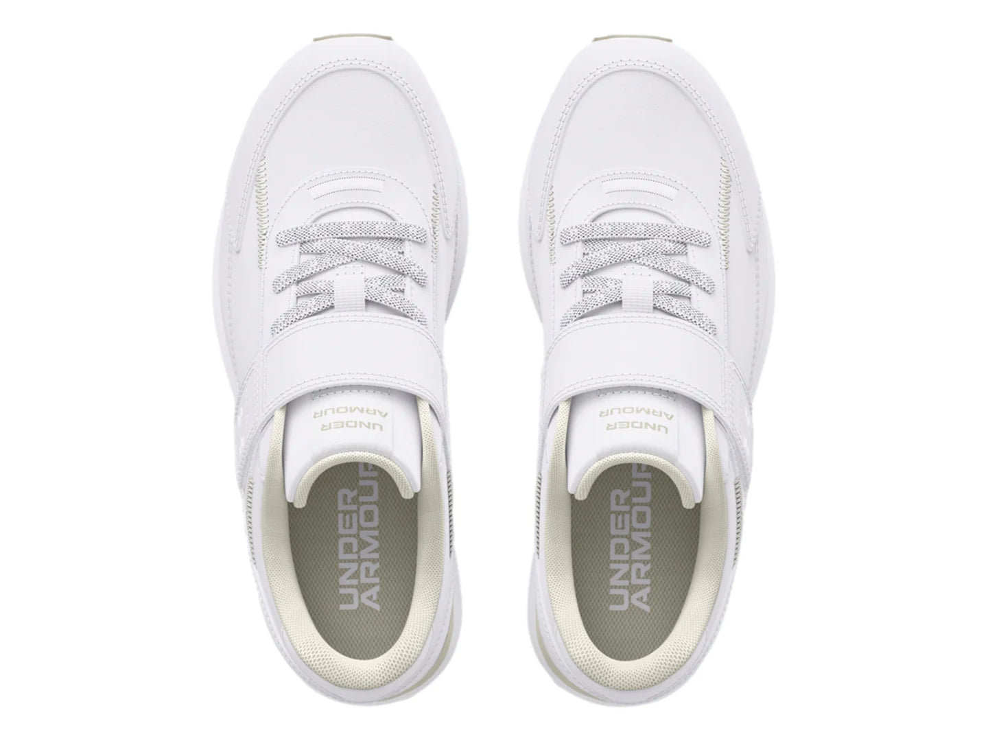Tenis Under Armour PS Essential Runner Blanco para Niño