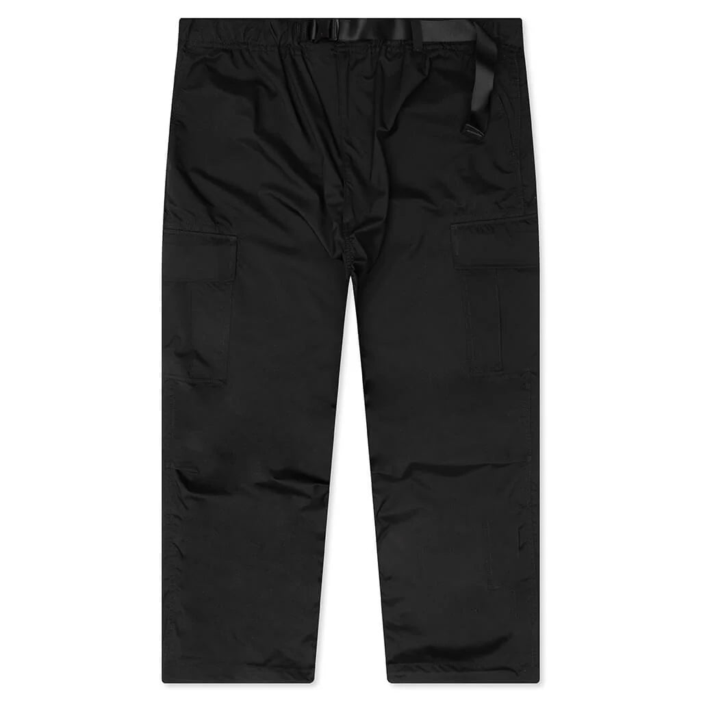 Triple Layer Cargo Pants Black