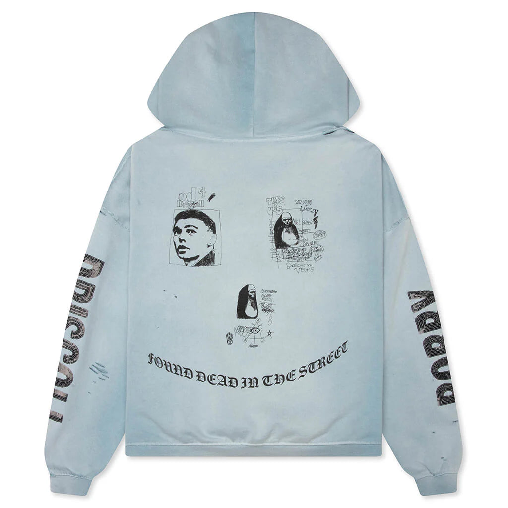 Bobby Driscoll Hoodie Baby Blue