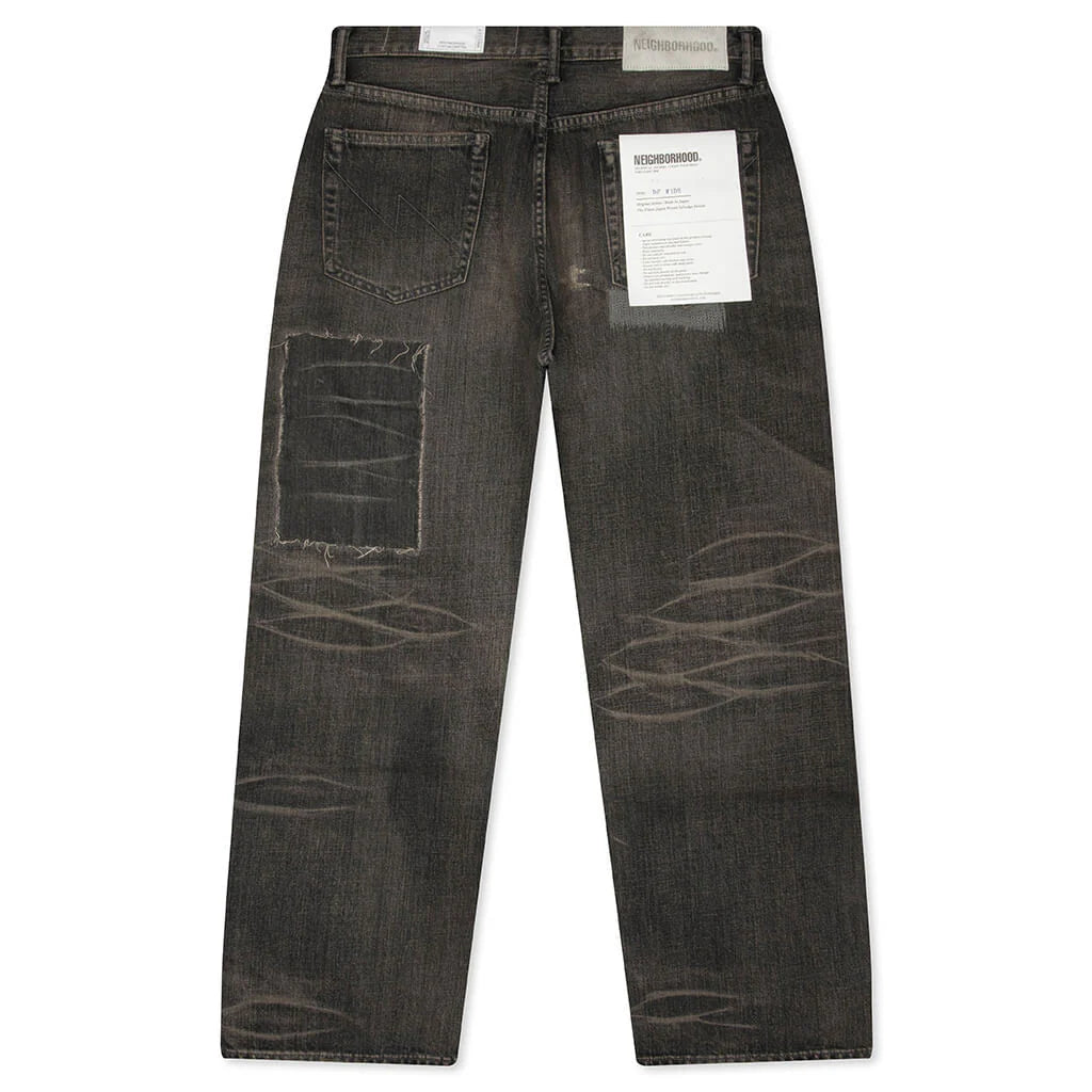 Savage Denim DP Wide Pants Black