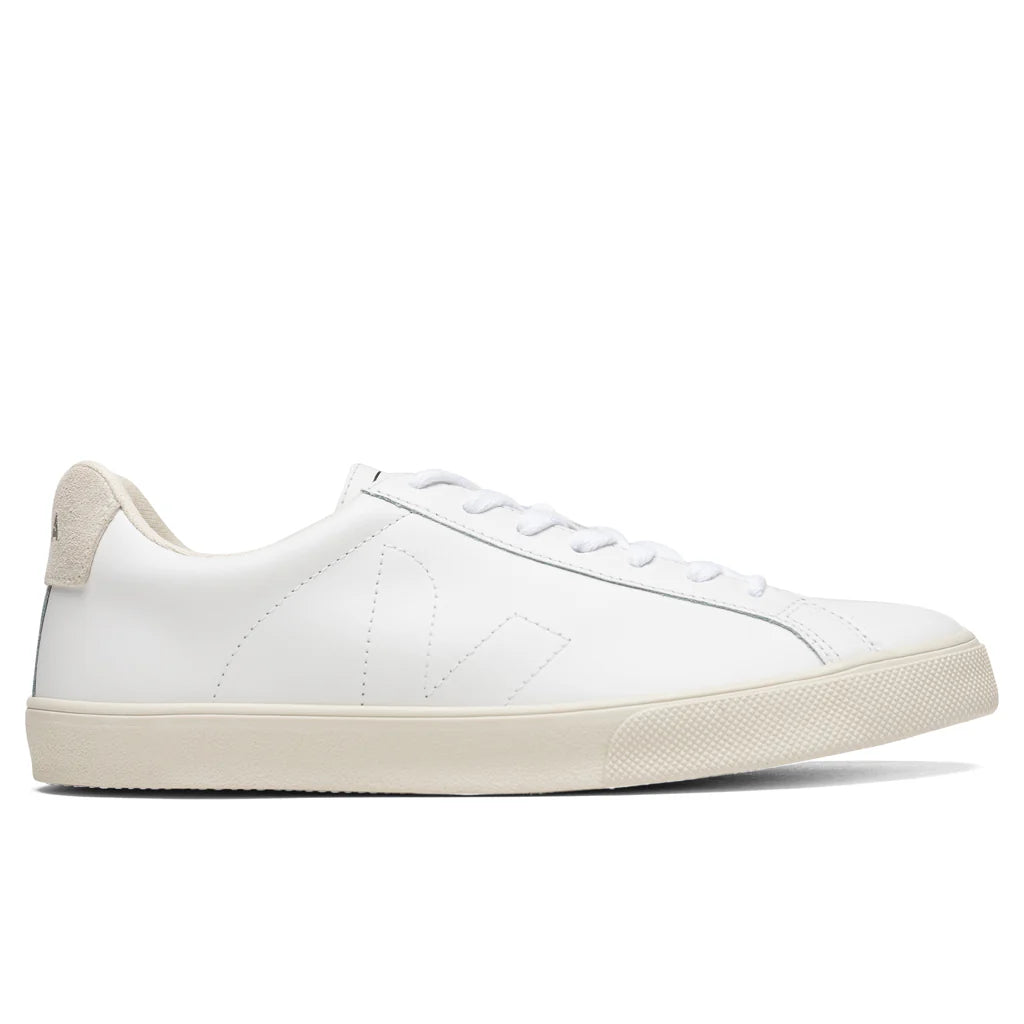 Womens Esplar Logo Leather Extra White
