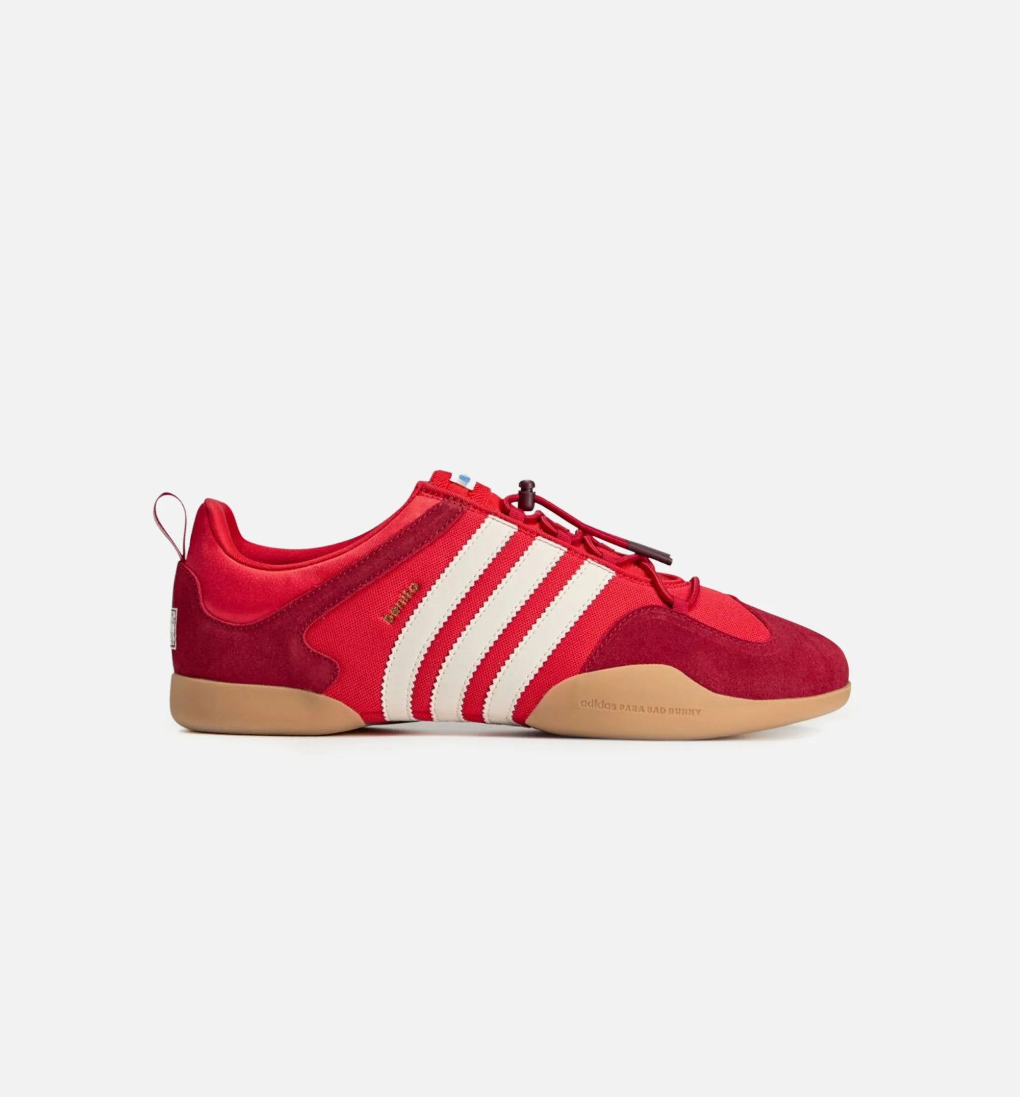 Bad Bunny x Adidas Ballerina Flamboyan Mens Lifestyle Shoe Vivid Red Cloud White Power Red Free Shipping