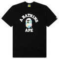 New Multi Camo College Tee Black
