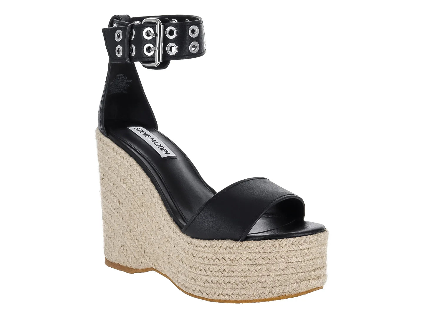 Sandalias Steve Madden Trevis Negro para Mujer