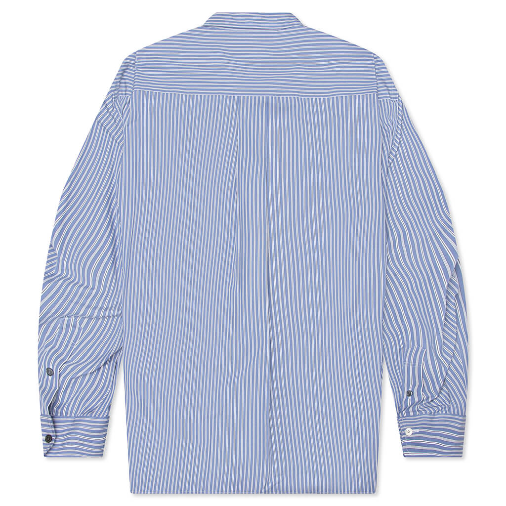 Poplin Shirt Blue Stripe