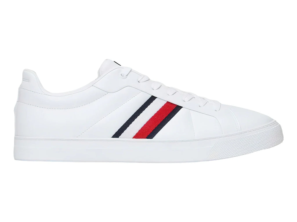 Tenis Tommy Hilfiger Icon Court Leather Blancos para Hombre