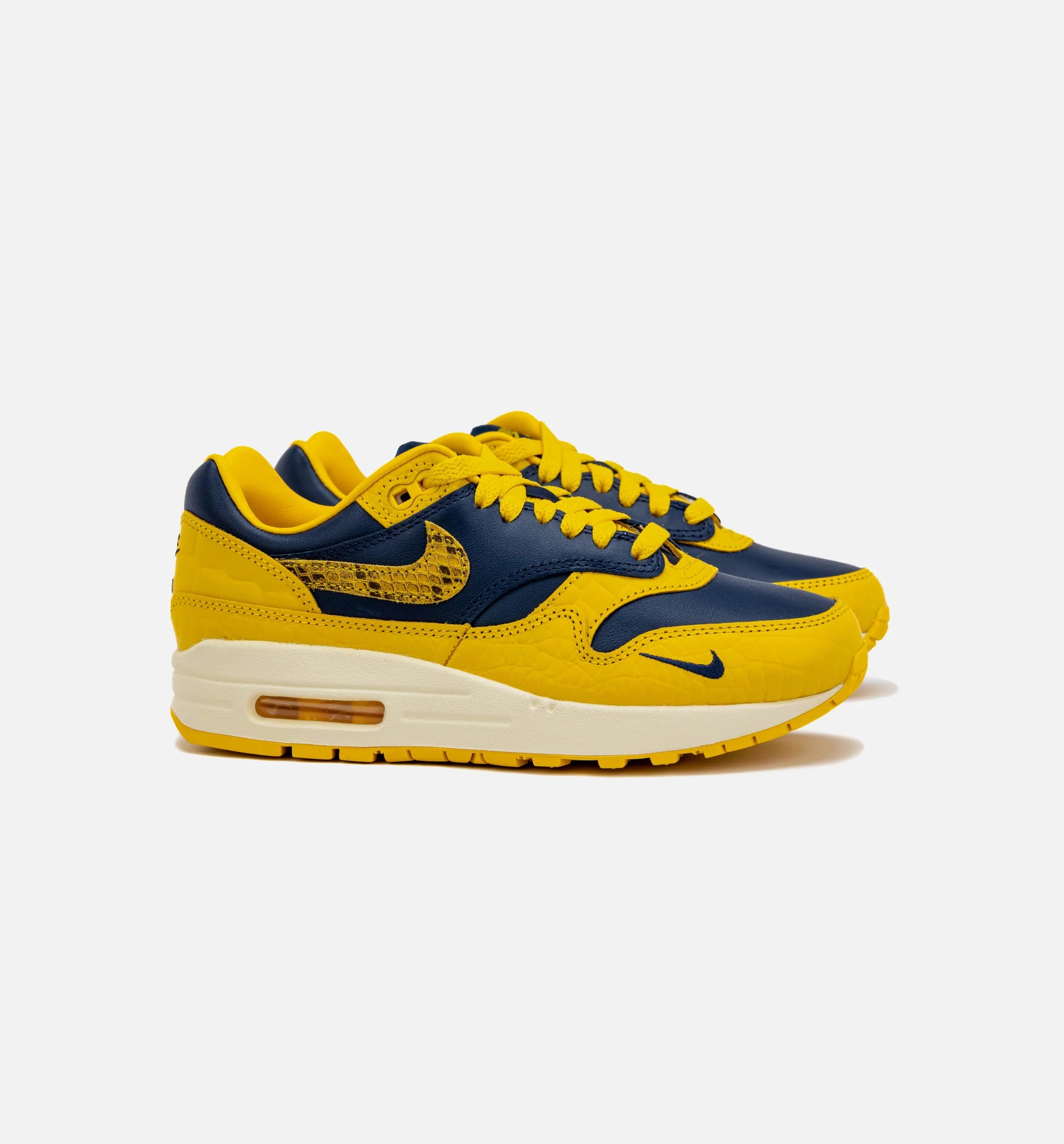 Air Max 1 COJP Michigan Womens Lifestyle Shoe Blue Yellow