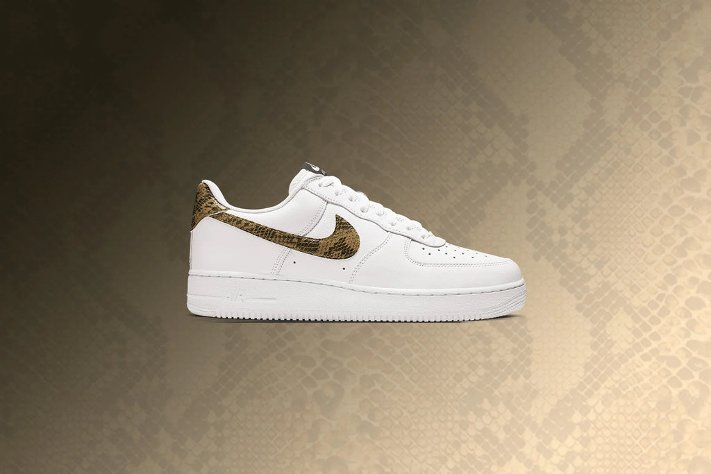 Air Force 1 Low Retro PRM QS Ivory Snake White Elemental Gold Dark Hazel