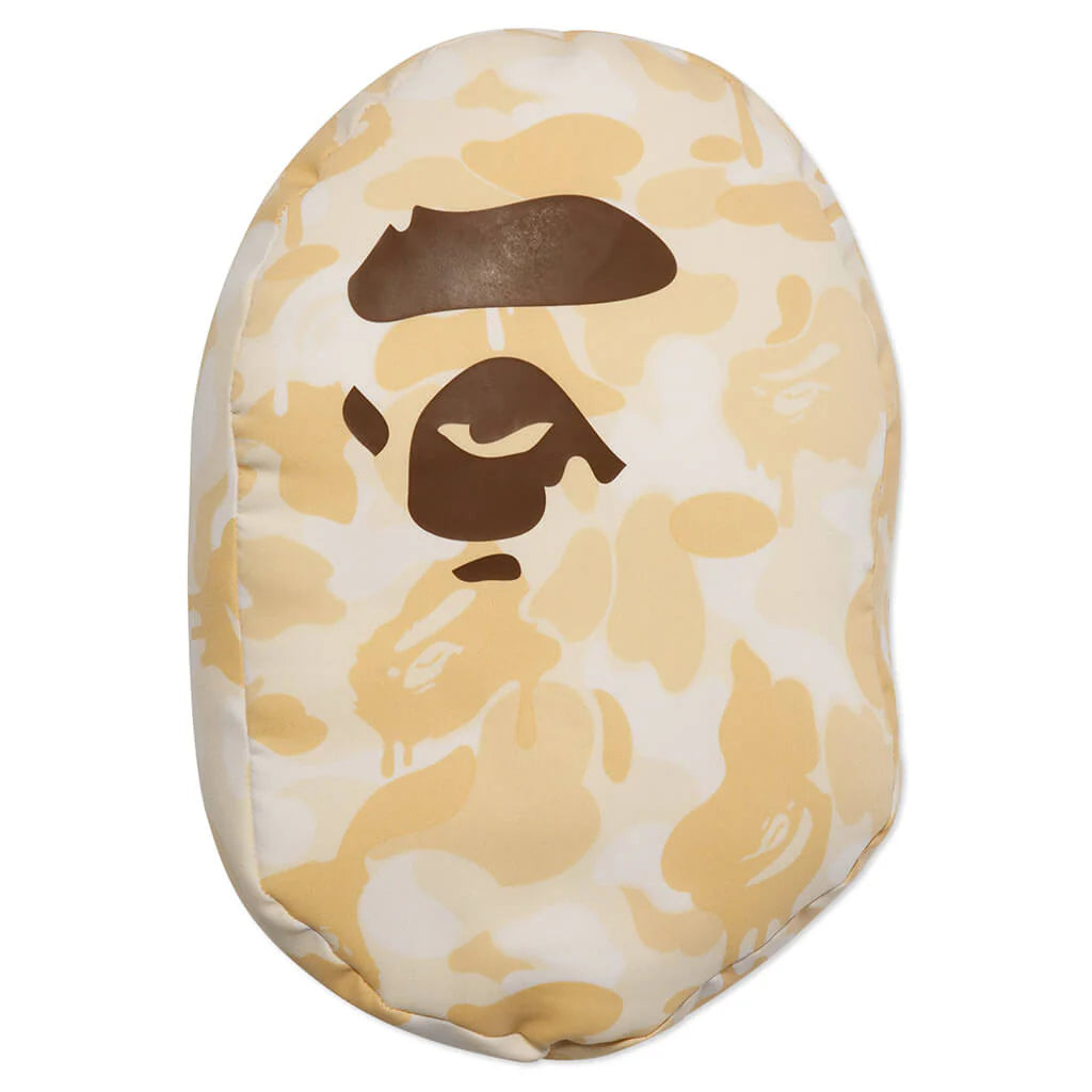 Valentine Chocolate Camo Ape Head Cushion Ivory