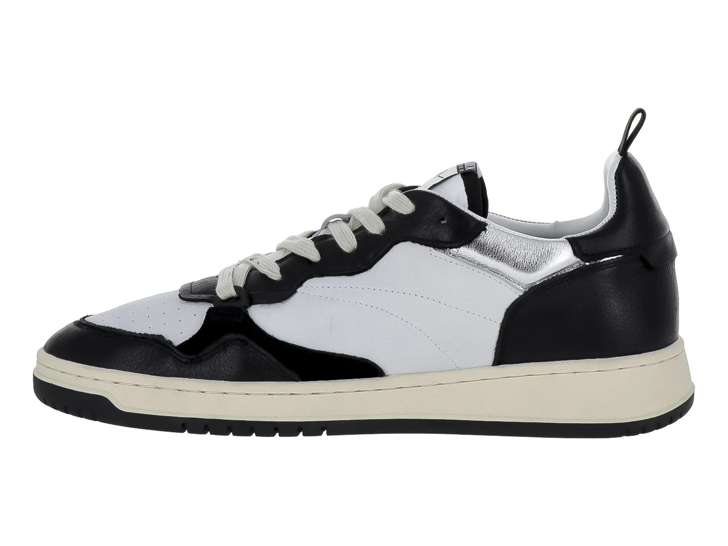 Tenis Steve Madden Easton Blanco y Negro para Hombre