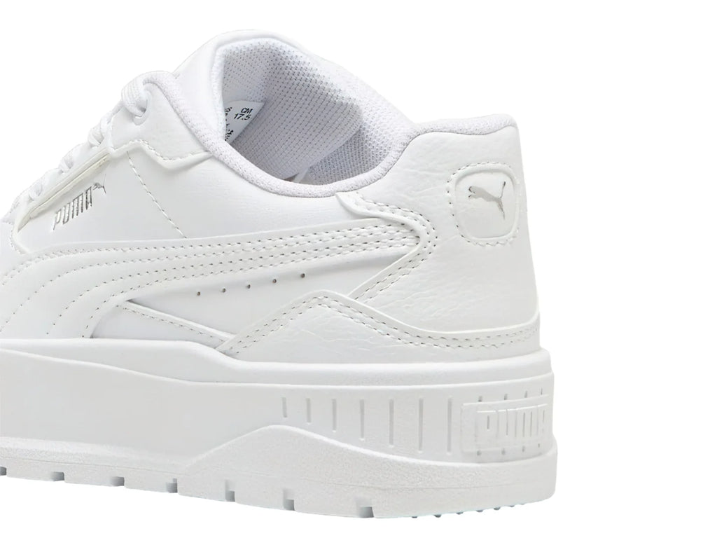 Tenis PUMA Karmen II Idol Blancos y Plata para Niña