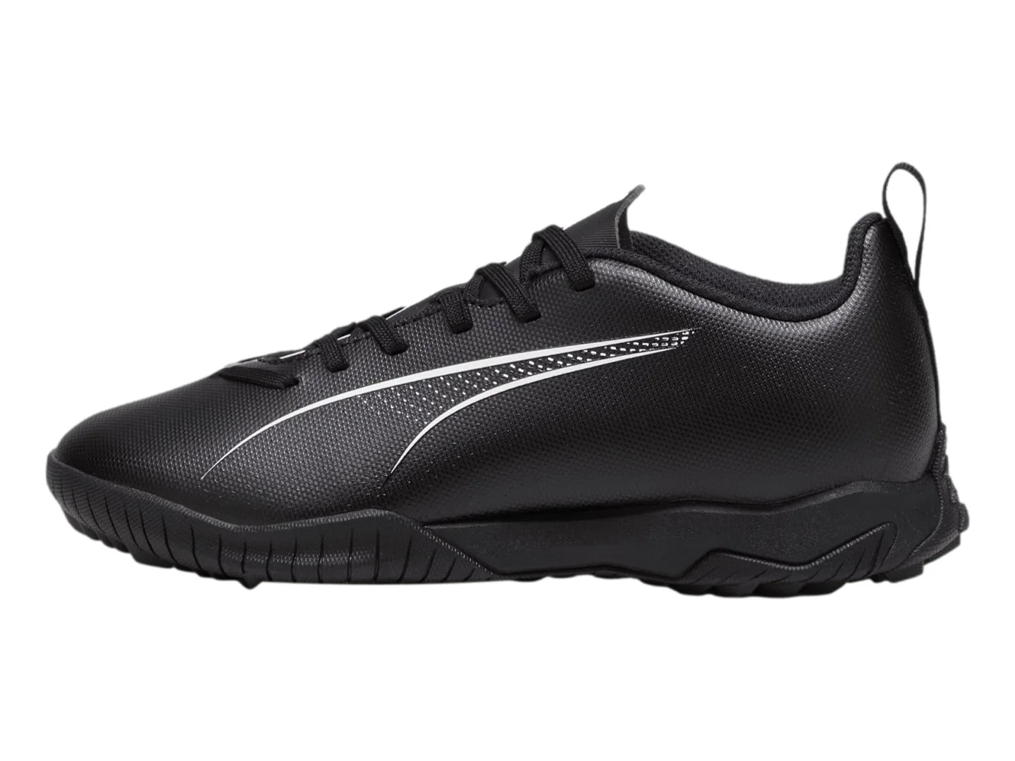 Tenis de Fútbol PUMA Ultra 5 Play Negro y Blanco para Niño