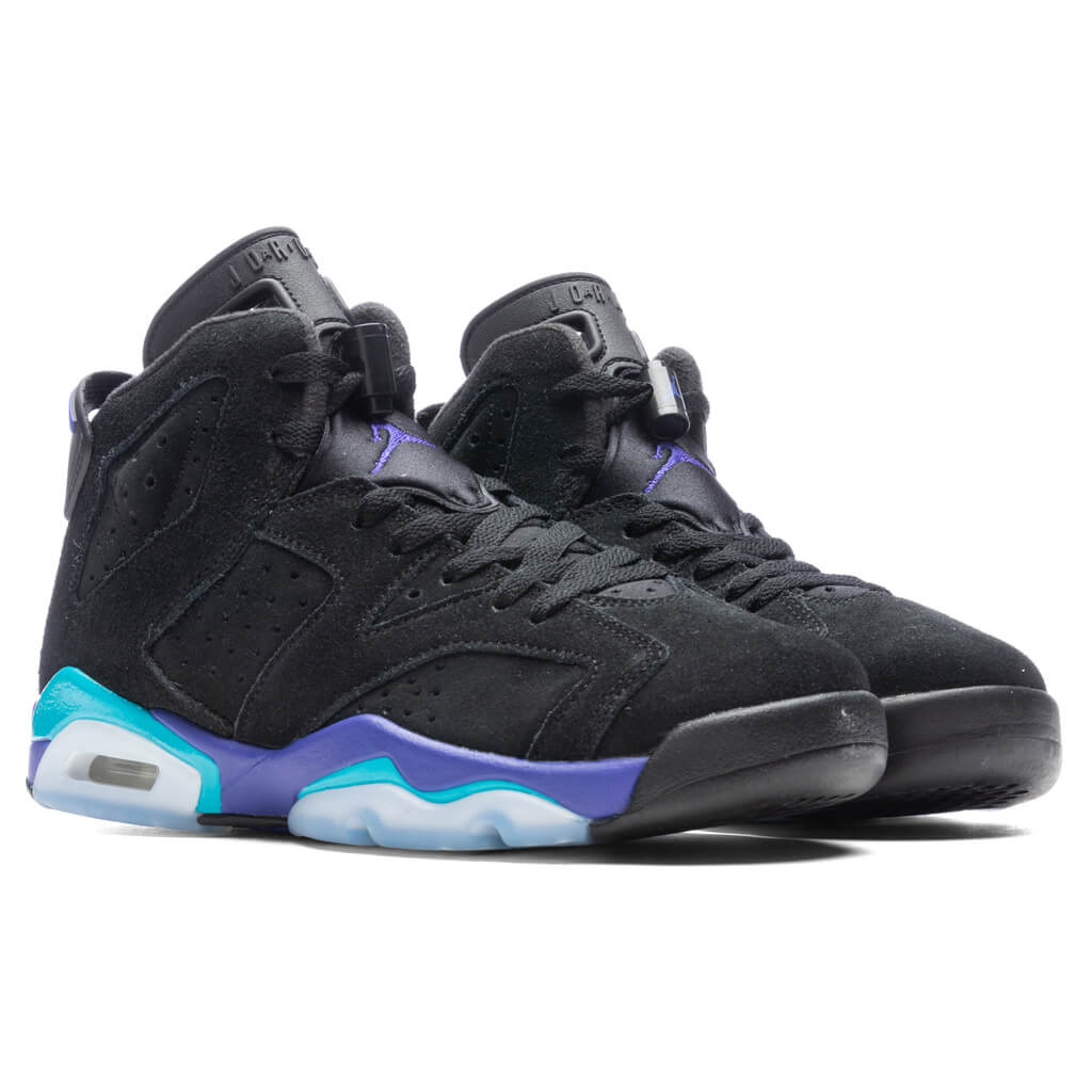 Air Jordan 6 Retro GS Aqua Black Bright Concord Aquatone