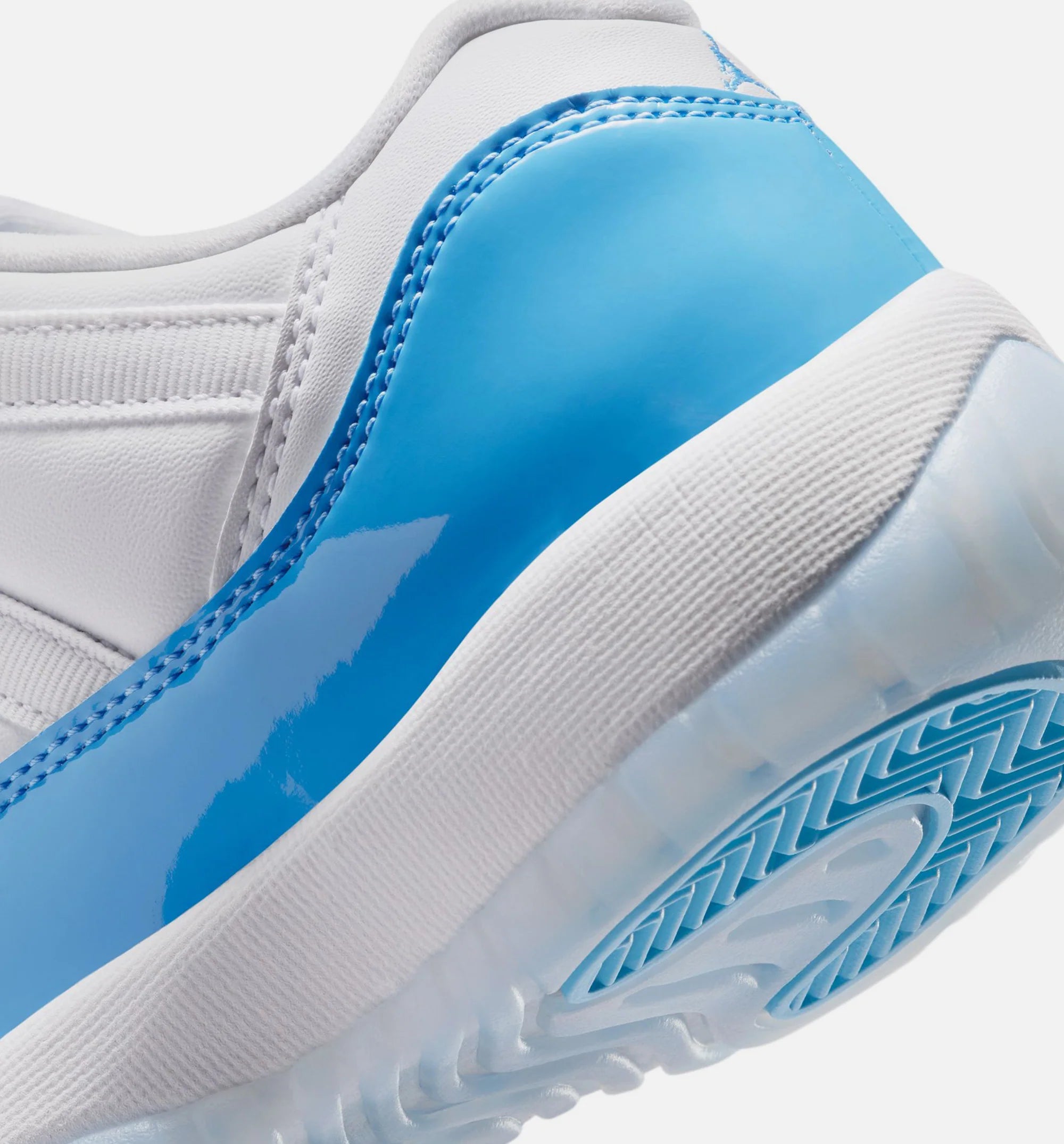 Air Jordan 11 Retro Low University Blue Grade School Lifestyle Shoe White University Blue Black Free Shipping
