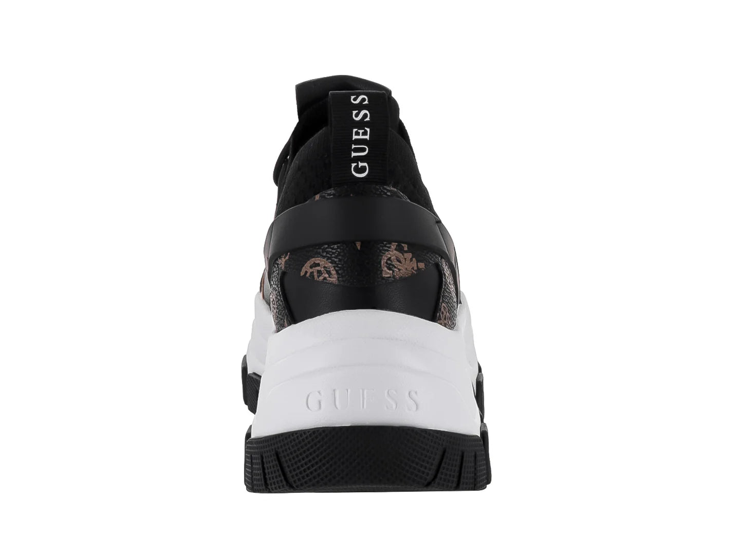 Tenis Guess GW Negro y Marrón para Mujer