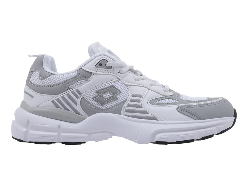 Tenis Lotto Renai Blanco y Gris para Hombre