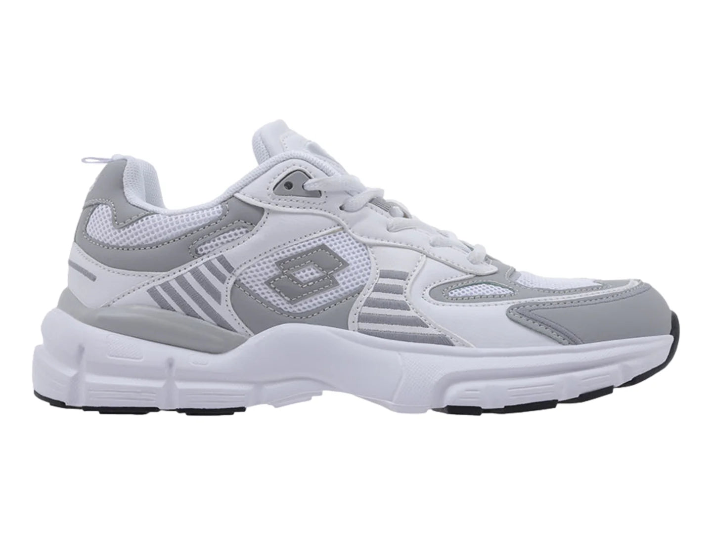 Tenis Lotto Renai Blanco y Gris para Hombre