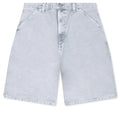 Single Knee Short Black Chalk Wash