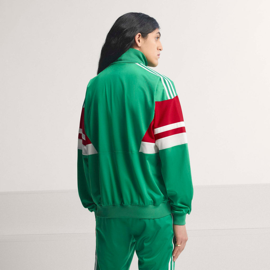 adidas Mexico Mens Soccer Track Top 1986 Green