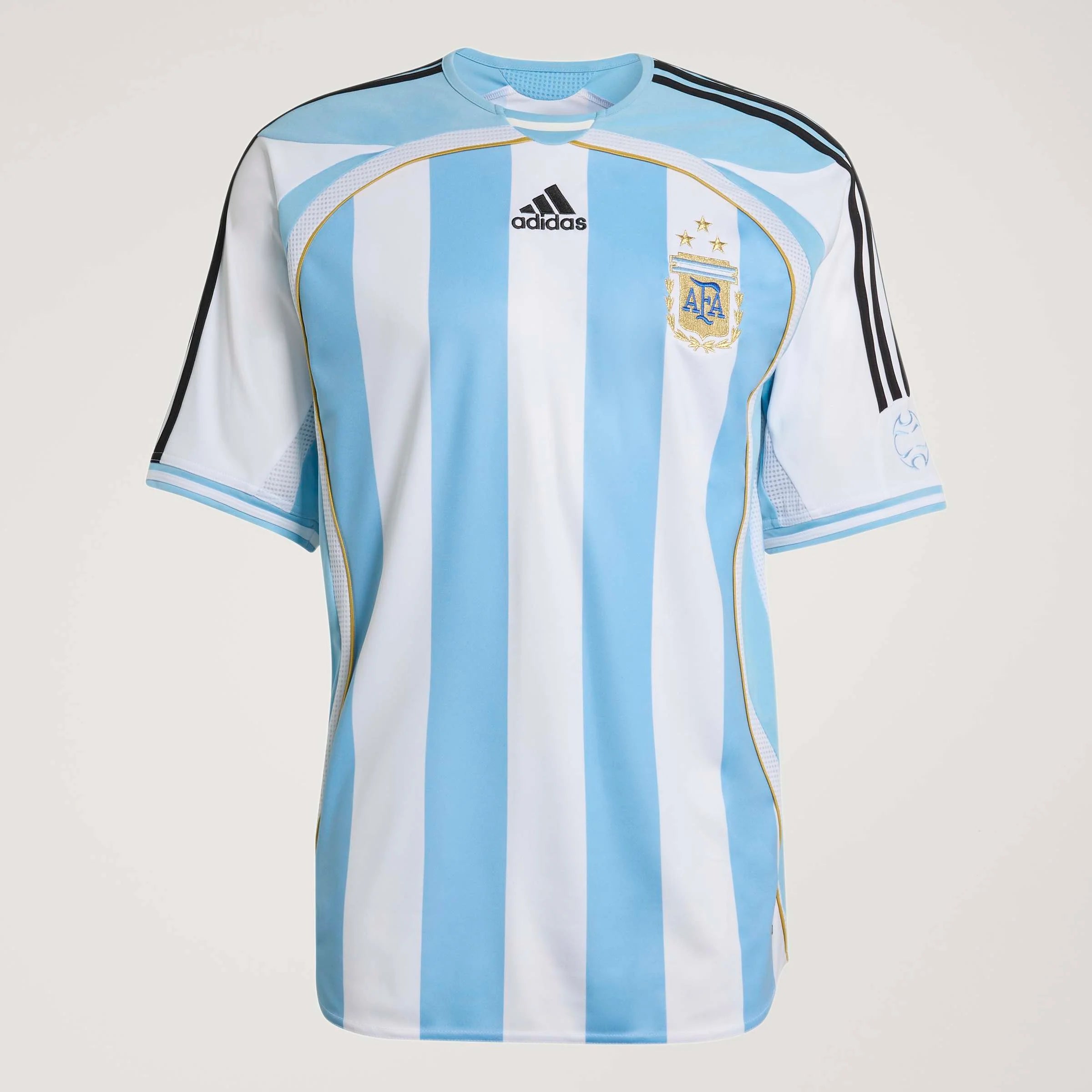 adidas Argentina Home Mens Soccer Jersey 2006 White Blue