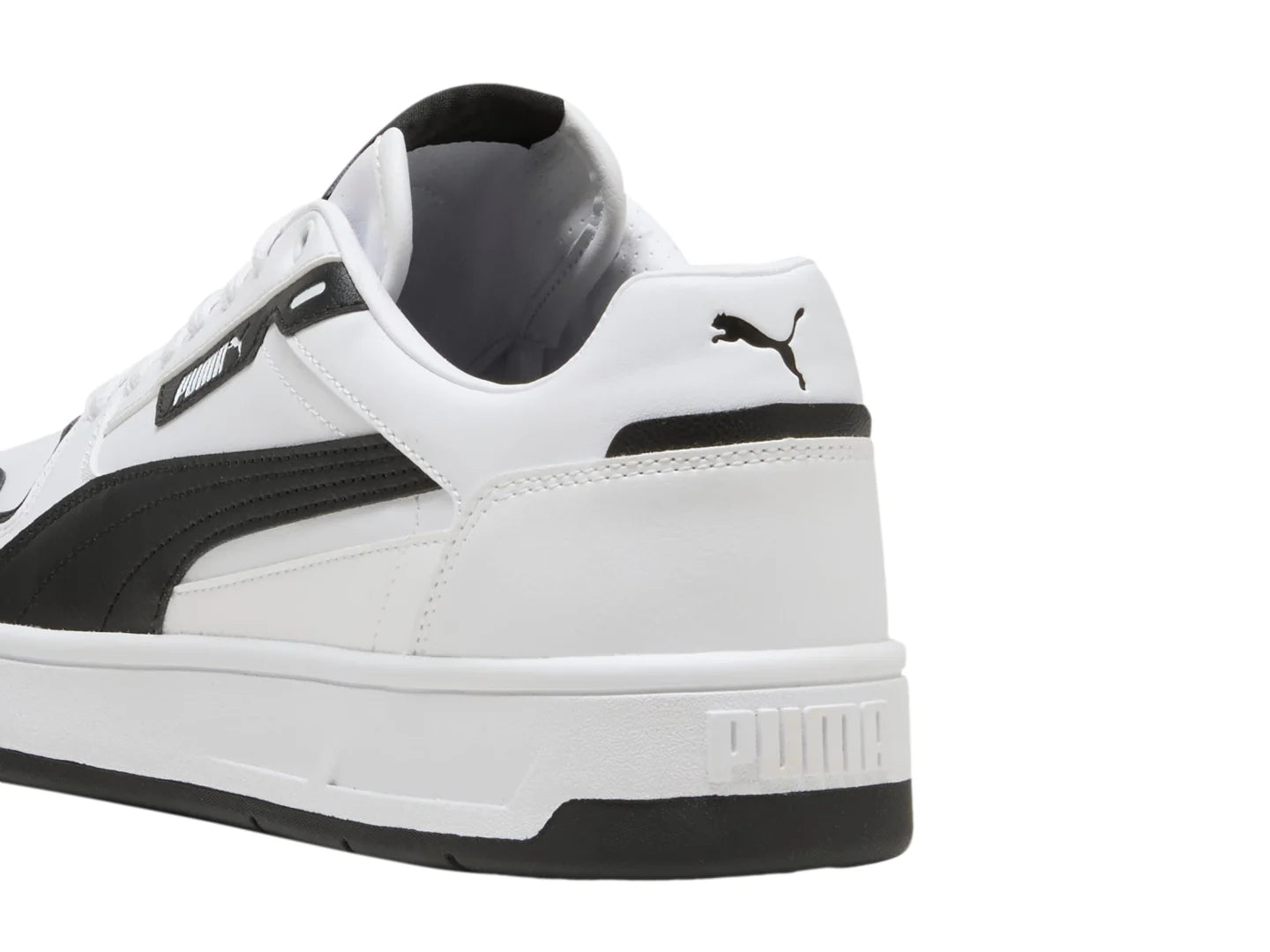 Tenis PUMA Court Classic Street Blanco y Negro para Hombre