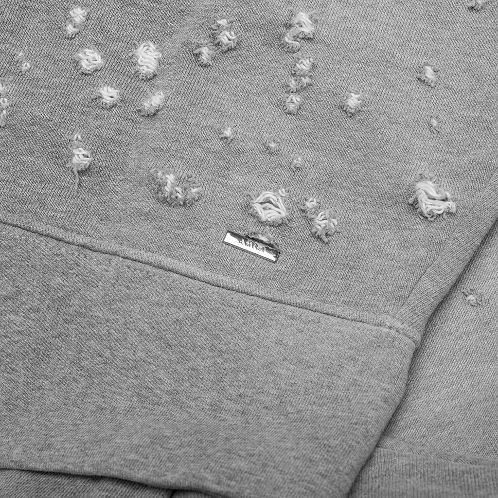 Ma Shotgun Embroidered Hoodie Grey