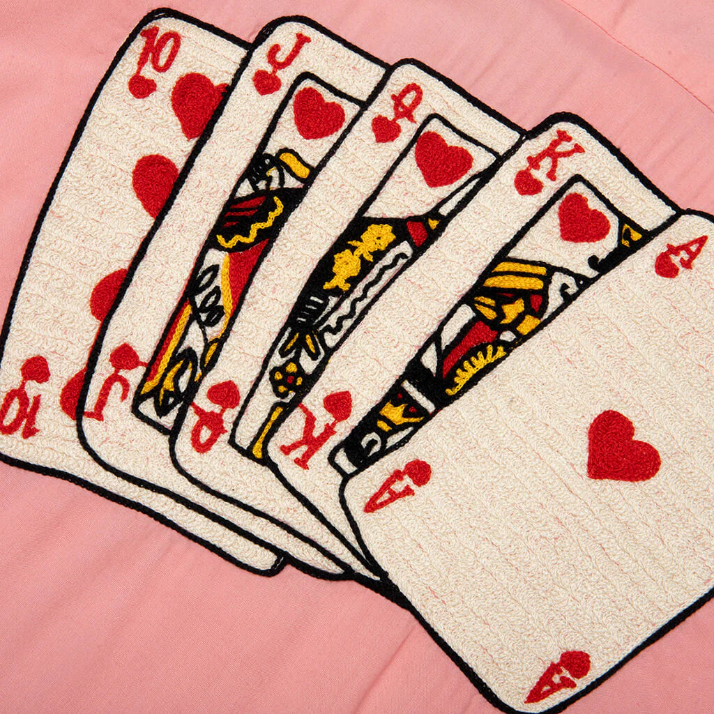 Trump Bowling Shirt Pink
