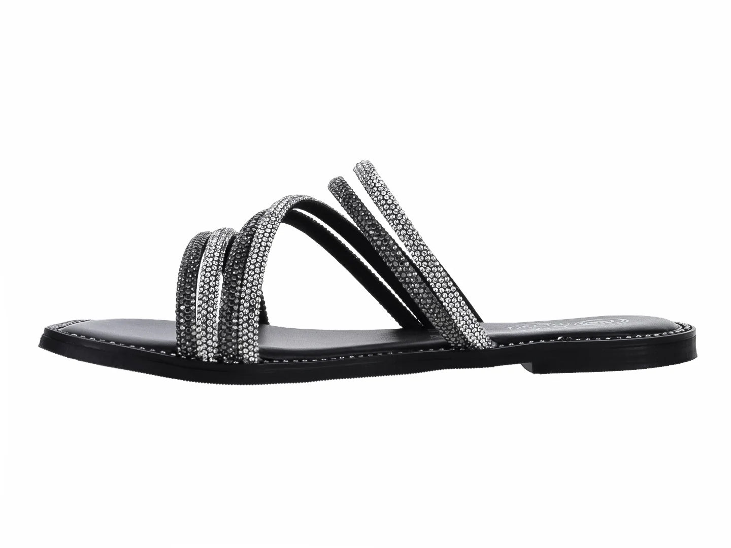 Sandalias Luna Rosa Negro para Mujer