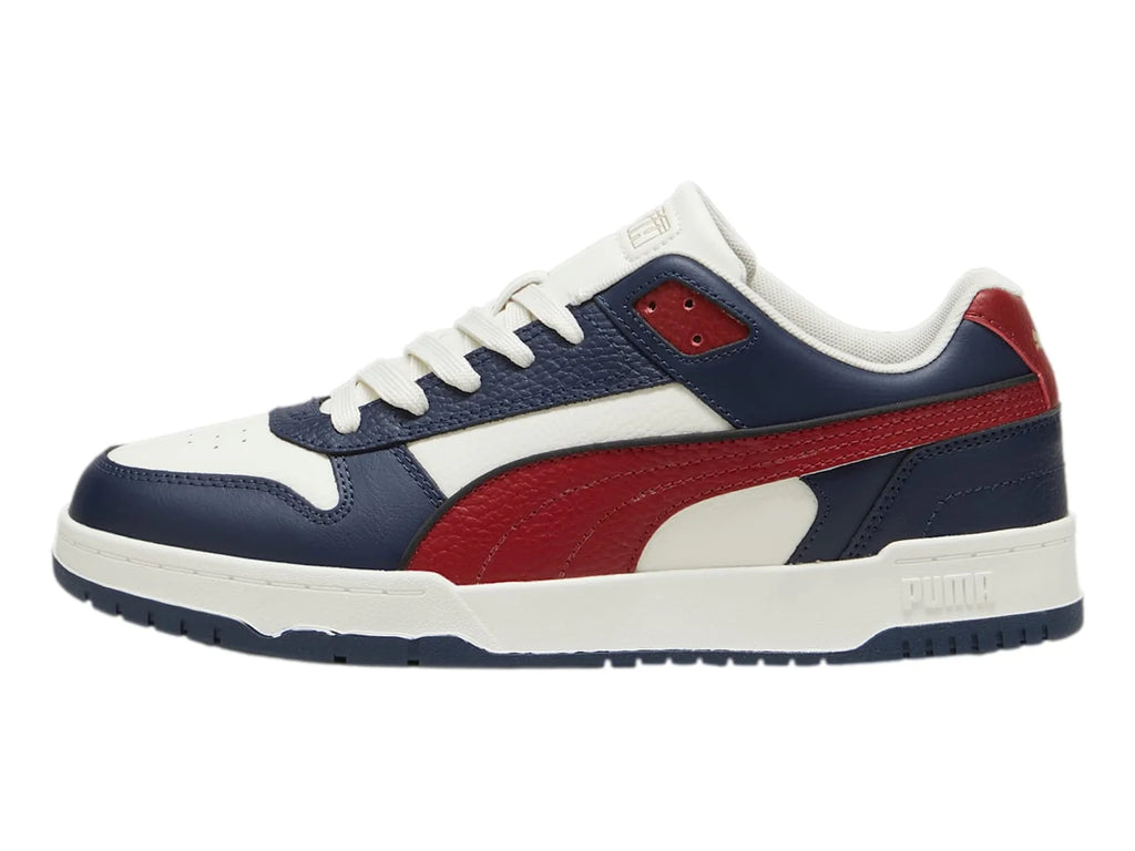 Tenis PUMA RBD Game Low Azul Marino y Rojo para Hombre